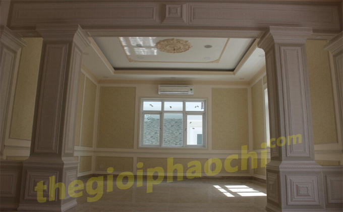 Thi Công Phào Chỉ Nhựa Biệt Thự Hải Vương Quận 2